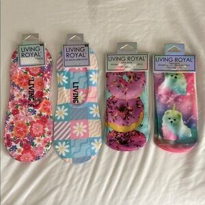 Living Royal No-Show Socks Set of 4